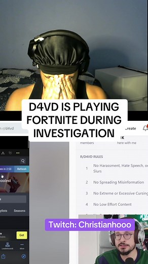 D4VD Plays Fortnite Amidst Investigation Drama