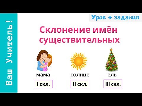 Склонение имен существительных. Как определить склонение существительного?