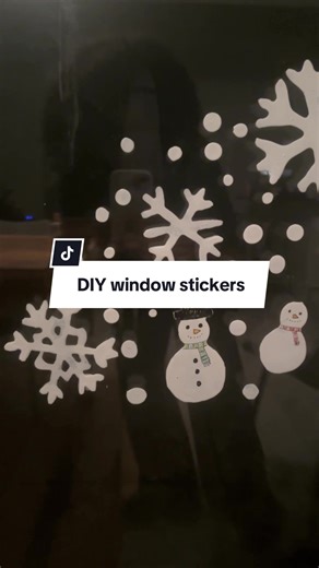 DIY Winter Window Stickers for Kids