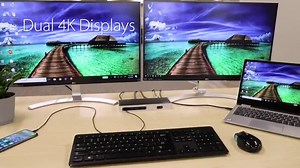 Watch StarTech.com Dual 4K Docking Station - USB C and A ﹙3.0﹚ - Dual Monitor DisplayPort HDMI Dock f... on Amazon Live