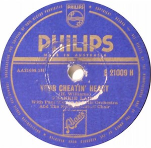 Frankie Laine With Paul Weston And His Orchestra - Your Cheatin' Heart / I Believe