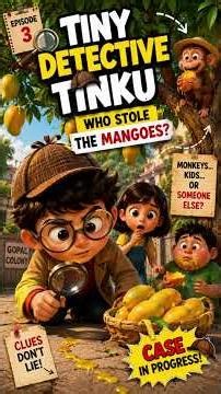 🥭 WHO STOLE THE MANGOES?! 😱🕵️‍♂️Something mysterious happened in Gopal Colony…