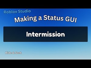 Roblox Studio - Hide & Seek Game | Status GUI