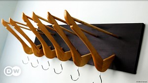 A DIY coat rack