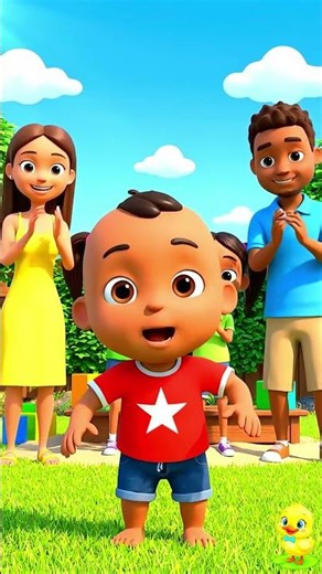Happy Hi Hi Hi! 👋 Fun Action Song for Kids #shorts #kids #nursery #nurseryrhyme #toddlersongs