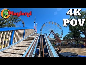 Kiddy Coaster Front Row POV [4K] | Rye Playland Park 2022