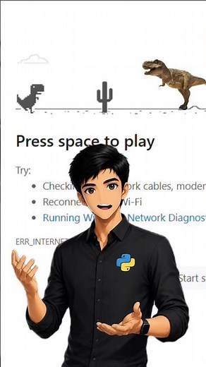 I Started Dino Game at 5000 Score 😳