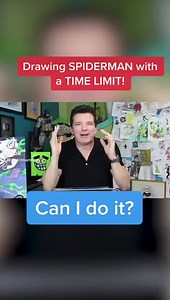 16 reactions | Drawing SPIDERMAN with a TIME LIMIT! Can I do it? For my FREE DRAWING TRAINING click: https://courses.butchartman.com/watch-now | Butch Hartman | Facebook