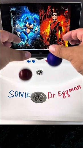 Sonic vs Dr Eggman 😱 REMATCH Who Wins This Time?🔥☠️ #shorts#sonic #eggman 🚀