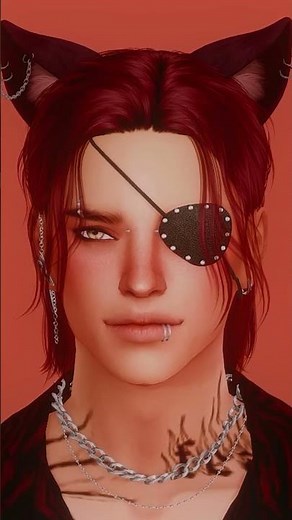 Foxy🦊 (FNAF) // Sims 4 Create a Sim #sims4 #sims #ts4cas #sims4cc #fnaf #shorts