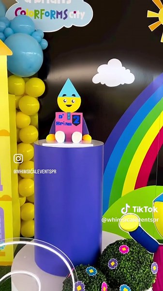 Charlie’s Colorform City. #charliescolorformcity #charliescolorformcityparty #kidsparty #design #foryoupage #fy #fypシ