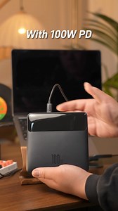 Meet the Baseus Blade HD Laptop Power Bank, your ultimate portable charging solution. With a massive 20,000mAh capacity, it keeps your devices powered up and ready for action wherever you go. | Baseus