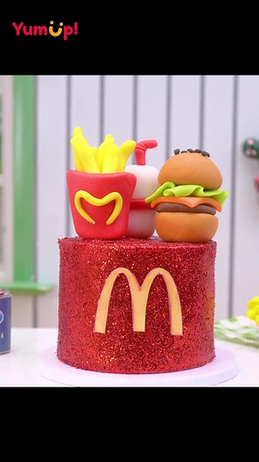 Delicious Mini McDonald's Cake Tutorial