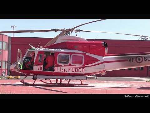 Agusta-Bell AB-412 START-UP very close! INCREDIBLE SOUND!! Pratt & Whitney Canada PT6T