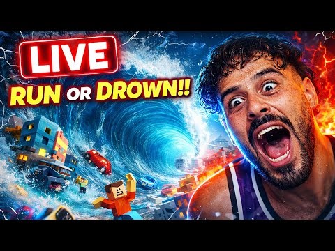 🌊 RUN OR DROWN!! | Roblox Escape Tsunami LIVE