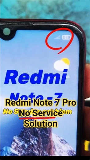 Redmi note 7 pro no service problem solution #noservice#phonefix