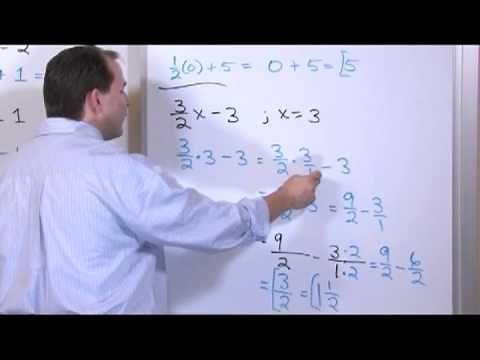 Variables and Expressions - Pre-Algebra Tutor