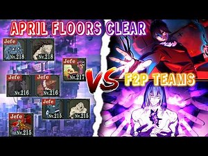 [JJKPP] April Limited Floors 1-2-3-4-5 F2P TEAMS | Phantom Parade - Illusory Tower
