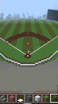 Building a Baseball Field in Minecraft part 1