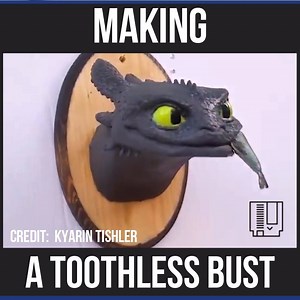 36K views · 36 reactions | Making Toothless Bust! | Resident Gaming | Facebook