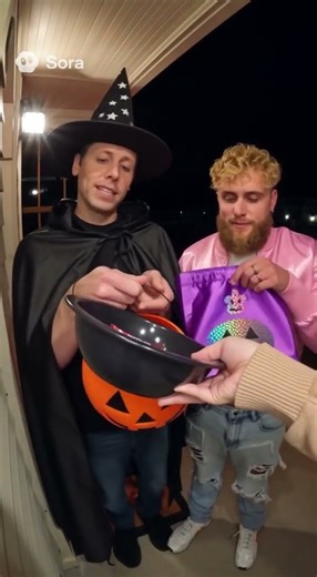Sam Altman & Jake Paul Trick or Treat #mtf #transformation #crossdress #makeup #boytogirl #halloween