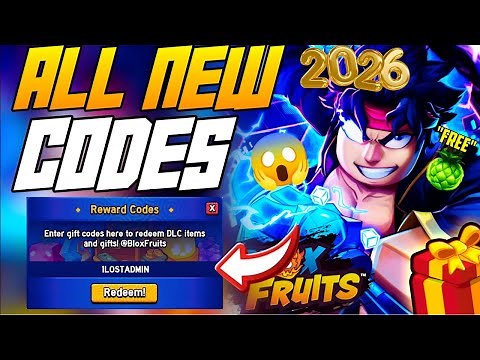 🚨 NEW Blox Fruits Codes January 2026 + 31 Active 2X XP, Beli & Reset Codes (Working!)