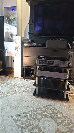 KEF R5 META, CARVER M-1.5T, C1 and Yamaha WXC50 #music #audio #audiophile #jazz #vintage #audiofilo