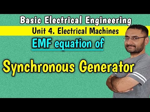 Synchronous Generator EMF equation derivation| BTech 1st year engineering