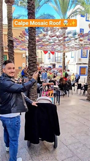 Calpe Old Town Has This Above the Streets 🤯🇪🇸 #shorts