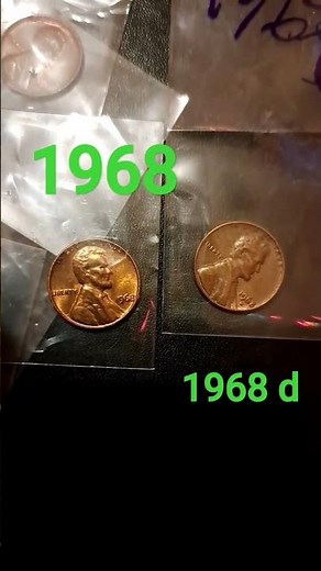 1968 no mint mark 1968 d error penny