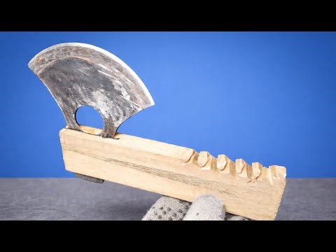 Millions of People Don’t Know This DIY Mezzaluna Vegetable Cutter Made from a Diamond Disk!Creation