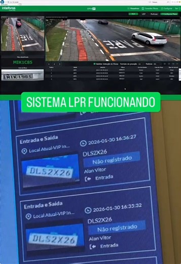 SISTEMA LPR FUNCIONANDO NA PRÁTICA! 🚘🔒 ✅ Reconhece placas de veículos com mais precisão e agilidade. ✅ Ideal para condomínios, empresas, estacionamentos e portarias. ✅ Ajuda no controle de entrada e saída de veículos. ✅ Mais segurança para identificar acessos autorizados e suspeitos. ✅ Solução profissional para projetos que exigem controle inteligente. Tecnologia que automatiza o acesso e aumenta a segurança do seu projeto. 📞 Chama no WhatsApp e receba em qualquer lugar do Brasil: (11) 98572-