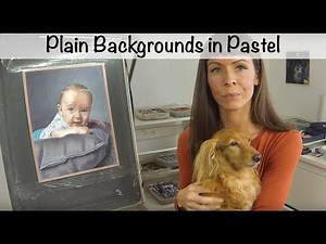 Create a Plain Background to make Pastel Portraits Pop!