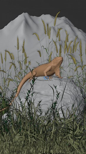 Motion Graphics Place on Instagram: "IGUANA 年 Making of … : @andre.laham Made with Blender "