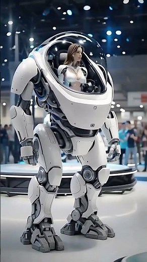 🤖 The Future is Here: Human-Piloted Mech Suit Stuns Expo Crowd! 🤯