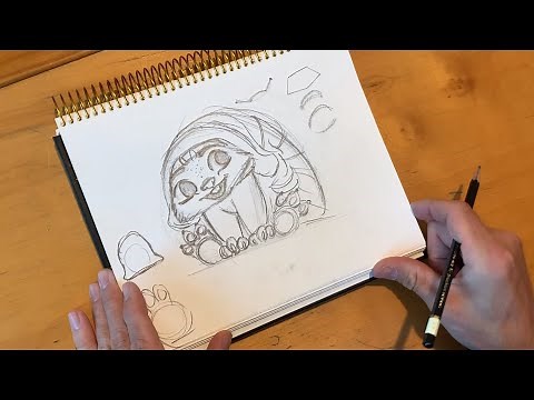 Raya and the Last Dragon | How to Draw Baby Tuk Tuk