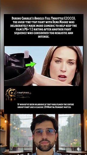 Demi Moore's Deliberate Over-the-Top Fight in Charlie's Angels: Full Throttle