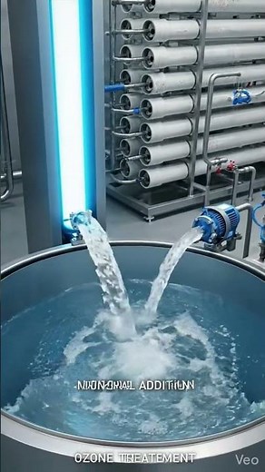 💧Water Purification System works and how engineering makes #WaterPurification #CivilEngineering