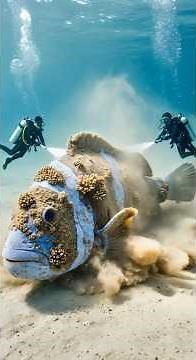 Rescuing a giant ultra-rare blue clownfish