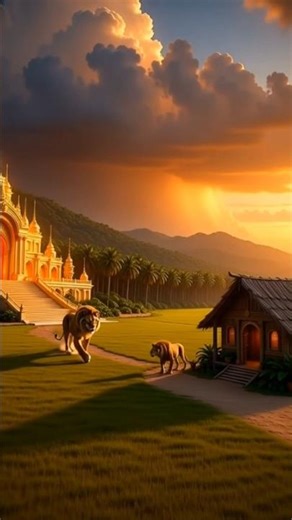 Cartoon animal stampede compilation l cartoon stampede animals Abrar and Aftab Lion#viral#viralvideo