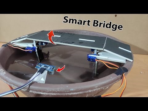 Smart Bridge - Automatic Hight According to water level Best Science Project