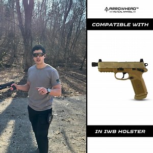 1K views · 13 reactions | A Safe Carry is a Confident Carry. Your gear should never fail you. Arrowhead Tactical’s Carrier Joggers provide secure IWB holster support, ensuring your firearm stays steady, concealed, and accessible. ✔ Secure your holster without a flop. ✔ Stretch fabric moves with you. ✔ Perfect for everyday carry & active lifestyles.  Shop now and carry smarter. | Arrowhead Tactical Apparel | Facebook