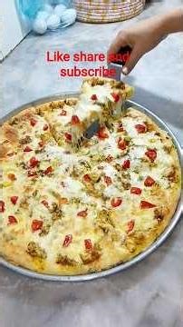 chicken tikka pizza by Ruby home care 😋🍕🥰