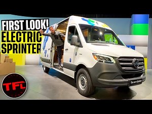 The Mercedes-Benz Sprinter Goes FULLY Electric and Packs Really Cool Surprises!