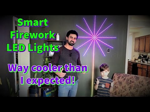 Smart Firework LED Lights - Install and Review