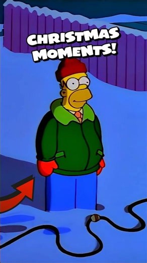 Top 3 Most Heartwarming Simpsons Christmas Moments! 🎄🥹 #simpsons #shorts