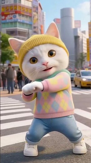 cat 🐈 dance ai video 😍
