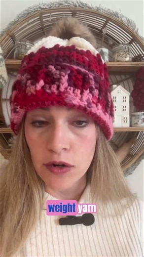 DIY Ribbed Beanie: Easy Two-Tone Crochet Pattern #shorts