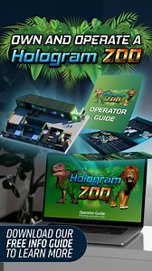 Want to operate your own Hologram Zoo with animals made of laser light? Hologram Zoo is expanding across Europe, with open opportunities in Germany, France, UK, Spain, and Greece. ✔️ No franchise rules ✔️ Only 2–3 staff needed ✔️ Laser-powered animal adventures 📩 Submit the form and get our free Info Guide instantly via email. | Axiom Holographics
