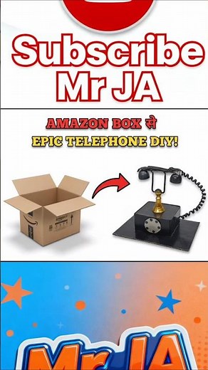 Telephone from cardboard #diy #experiment #art#cardboardcrafts #diyproject